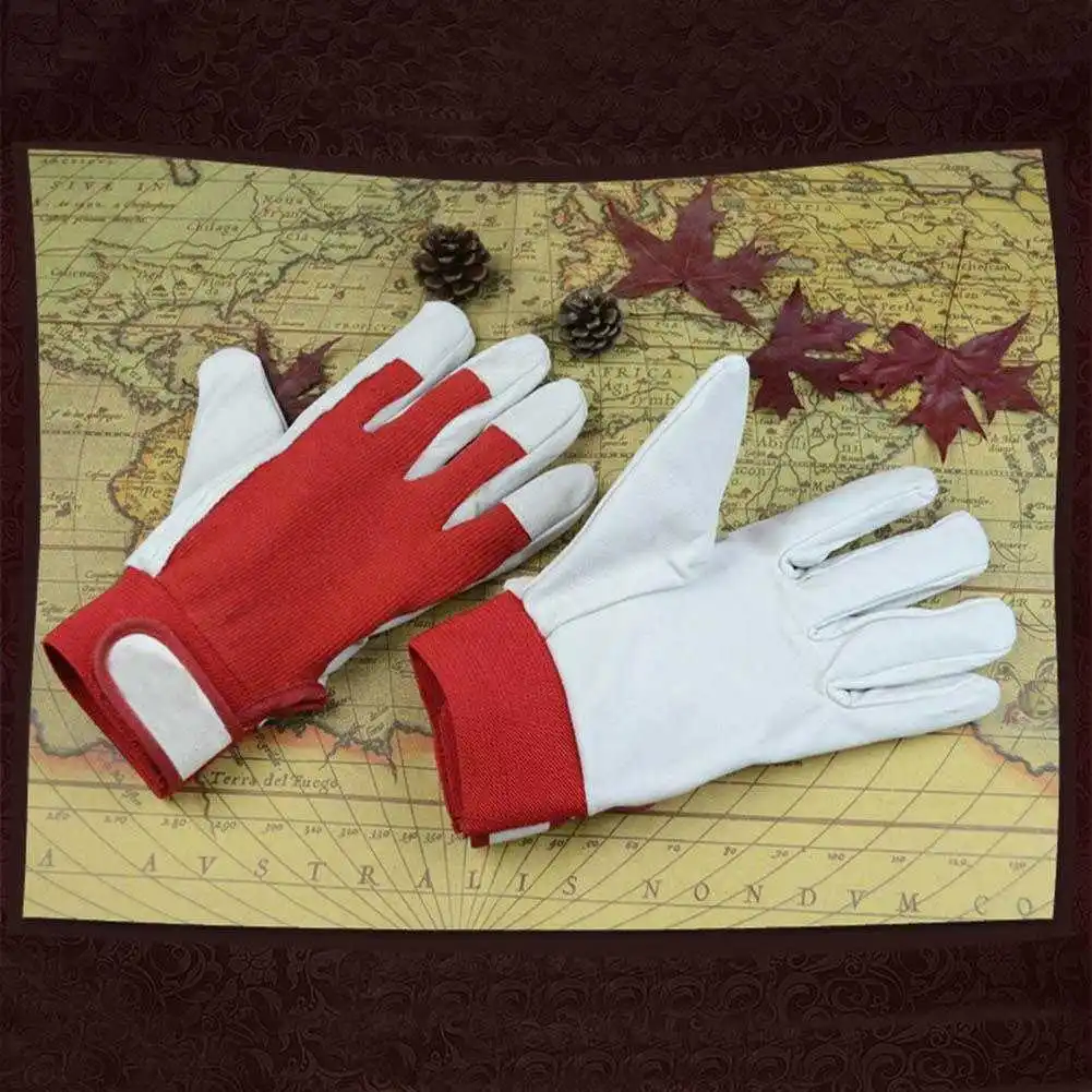 1 par de guantes de trabajo mecánico, abrigo de soldadura de cuero, guantes industriales pesados, guantes protectores de