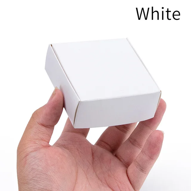 10X10X6 Cm Fehér Csomagoló Papírdoboz Ajándékcsomagoló Karton Doboz Cukorkához Ékszer Sütemény Keksz Esküvői Party Rendezvény Kedvezményes Kellékek - Image 6