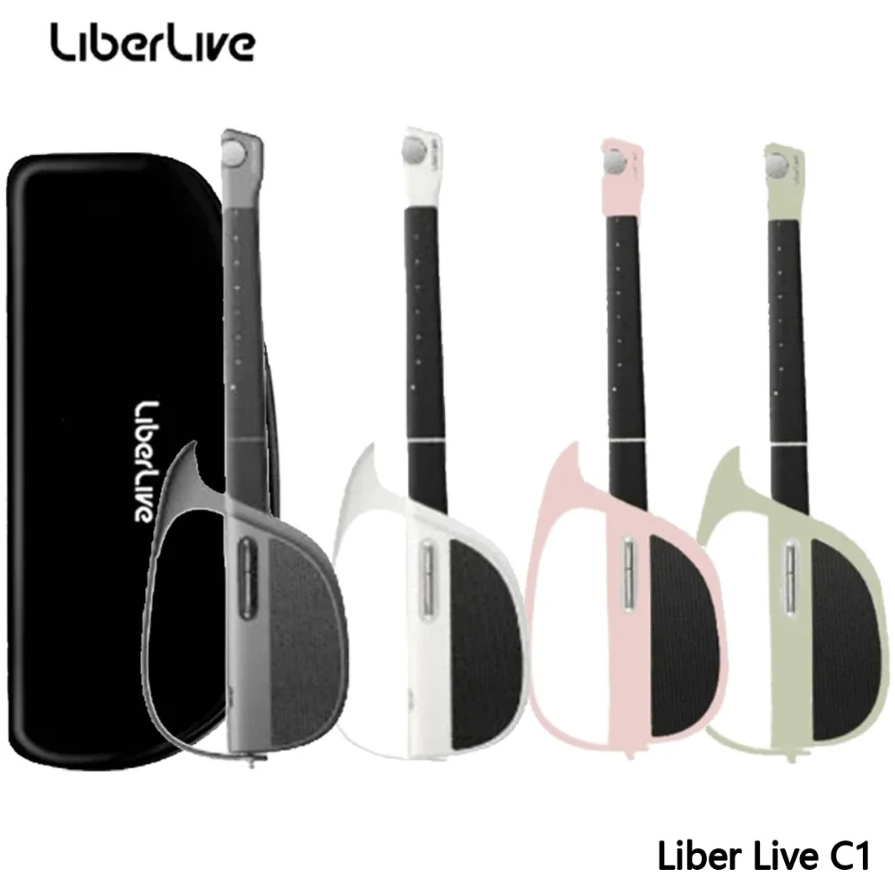 

LiberLive C1 бесструнная Складная Смарт-гитара для путешествий компанемент Fusion с сумкой для гитары ремень для гитары