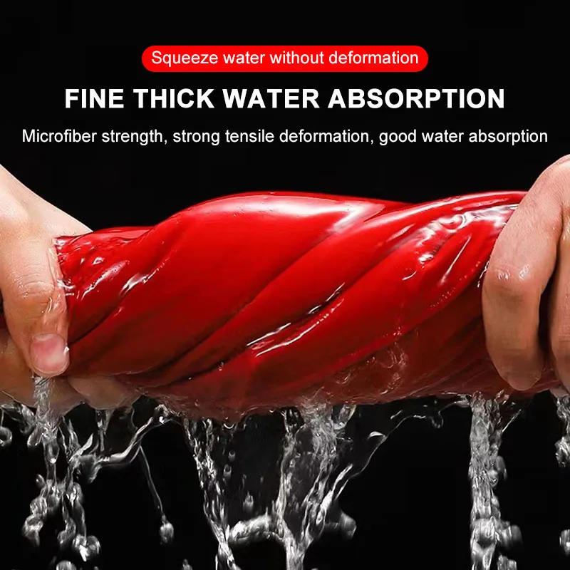 이중 레이어 스웨이드 자동차 세척 타월 부드러운 세척 천 VW GTI 폴로 파사트 B5 B6 B7 T4 T5 골프 4 5 6 티구안 제타용 엠블럼