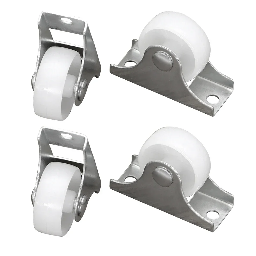 12 Pcs Fixed Castor Wheels 25mm Small Wheel Castors Furniture Small Rubber Castors Non-swivel - View #4