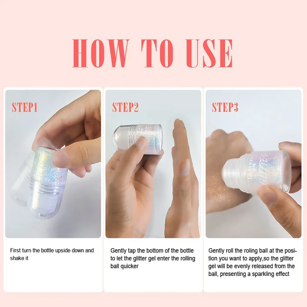 Eye Glitter Nail Hair Body Face Gel Art Waterproof High Gloss Glitter Body Multifunctional Makeup Decoration Party Festival 4