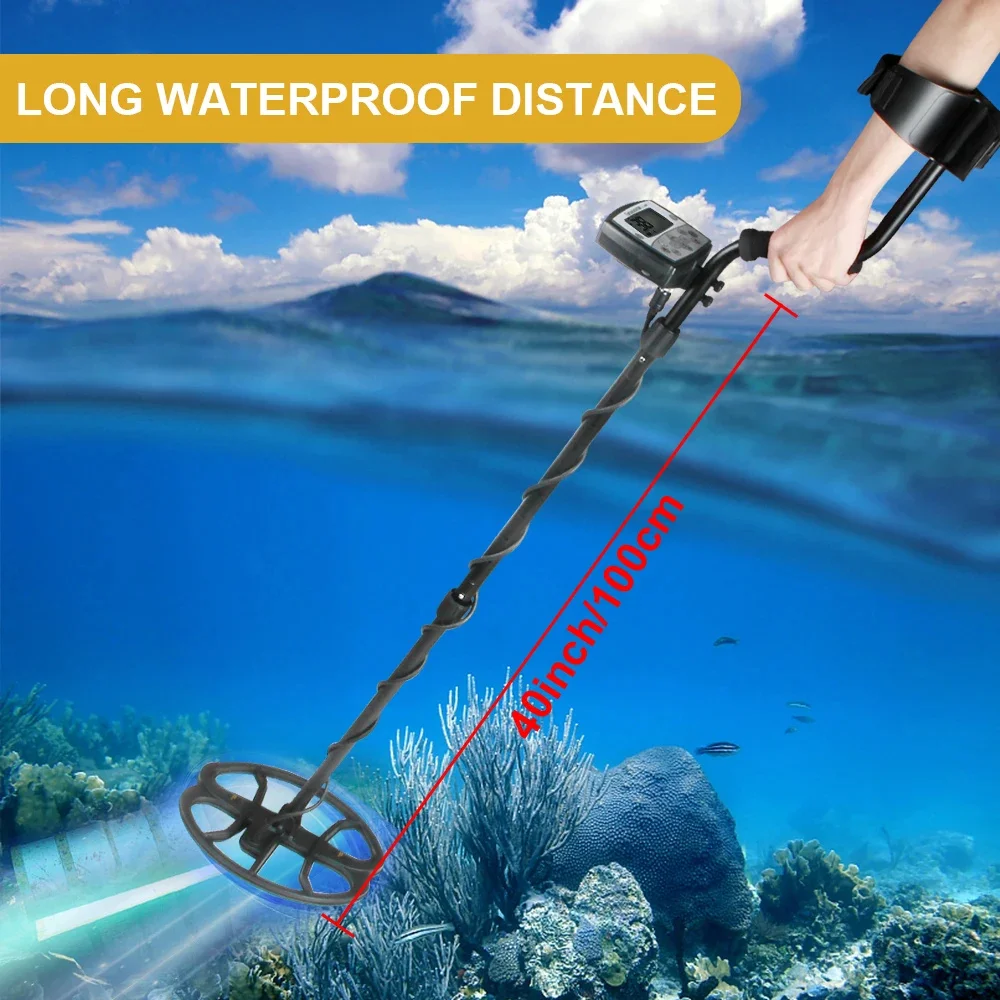 TC-800 Metal Detector High Sensitivity Professional Gold Detector Treasure With Single Frequency Technology