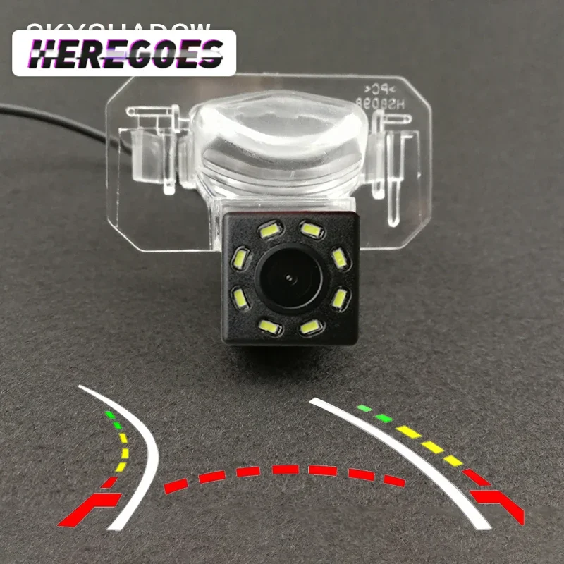 Fisheye 8 12 Led Dynamic Wireless Car Ccd Night Vision Camra Posteriore Per Honda Cr-V Crv Fit Crosstour 2012 -2014 2015 Odyssey