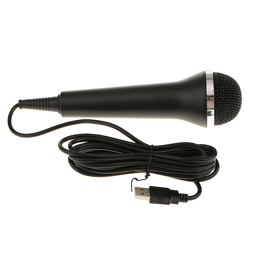 Chatting Network Teaching Video Conferencing Universal USB Wired Microphone Karaoke Mic for PlayStation 4 Switch Wii Xbox PC