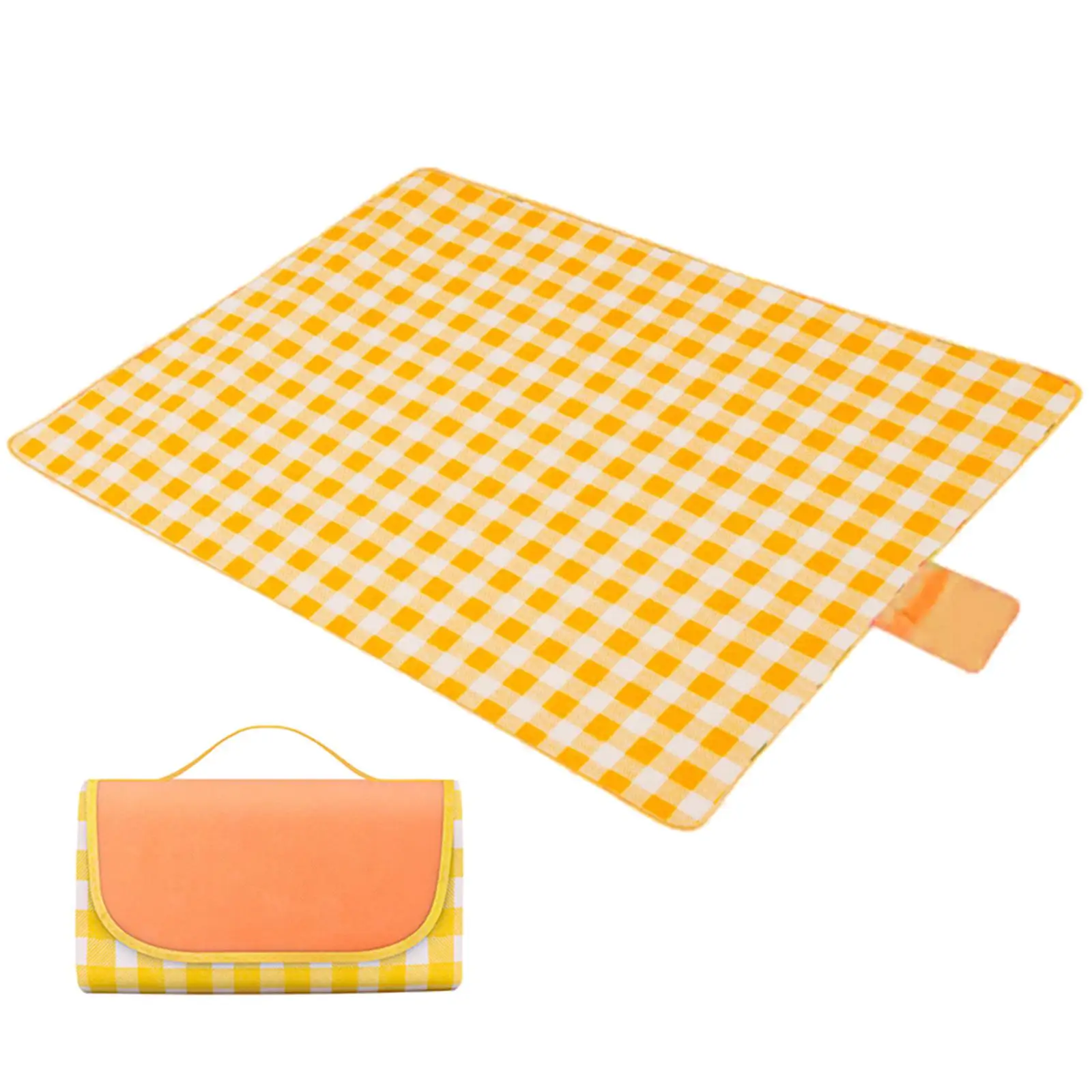

Large Picnic Outdoor Blanket with Portable Handle for Park Hiking Baby Kids