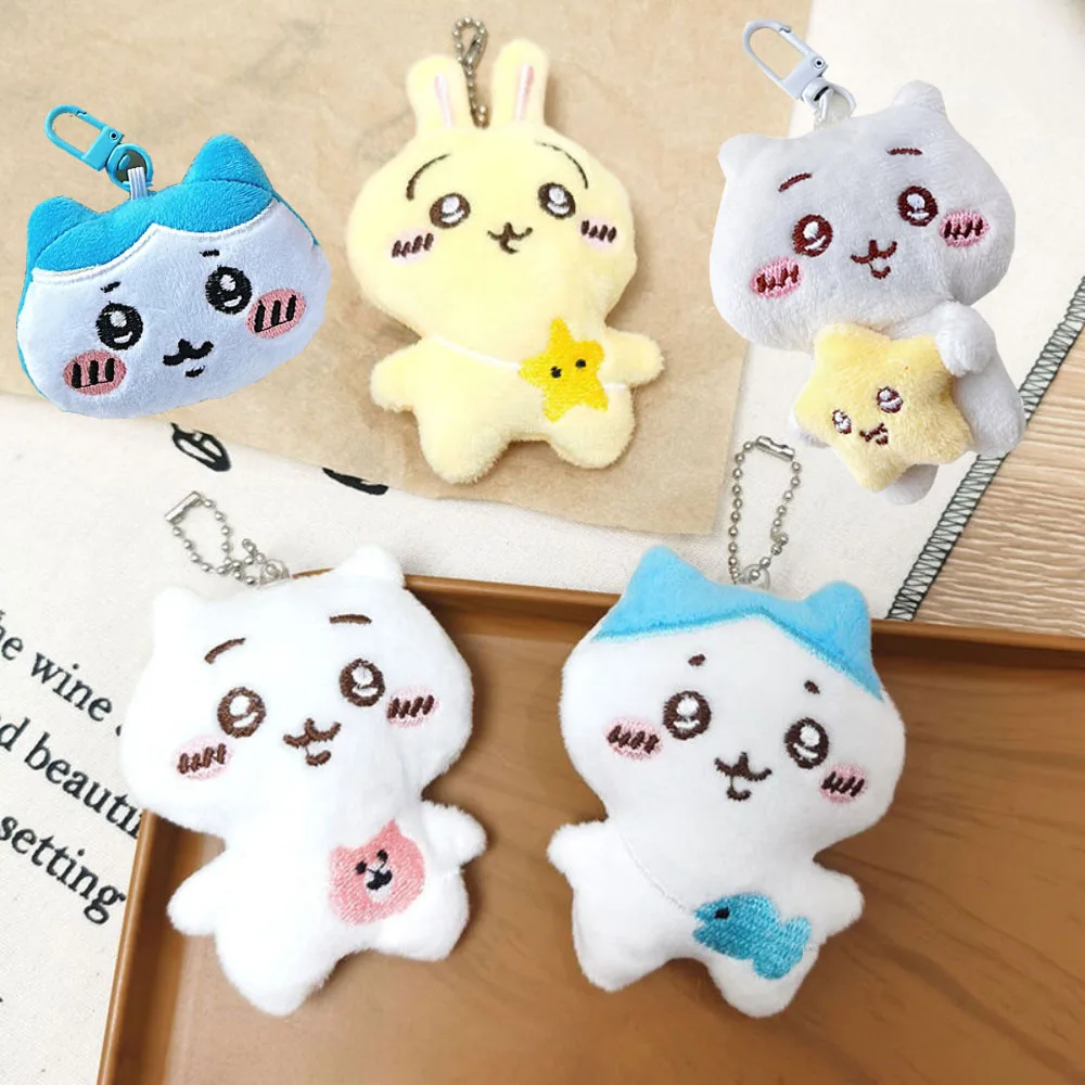 

2024 Cute Cartoon Plush Doll Accessories Chiikawa Usagi Girl Decorative Doll Keychain Bag Pendants Hanging Ornaments Wholesale