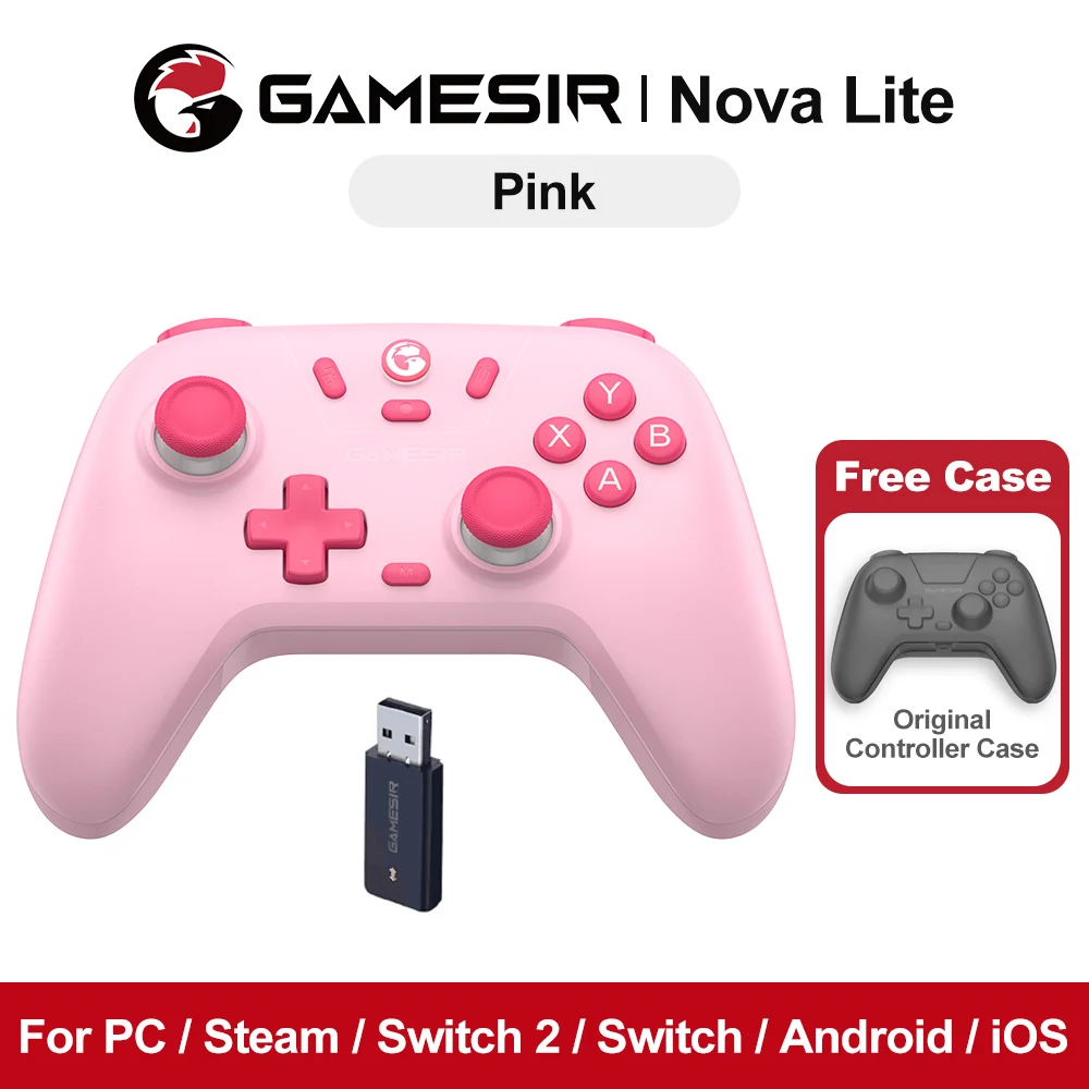 GameSir Nova Lite Multi-Platform Gamepad with Tri-Mode Connectivity and Hall Effect Sticks