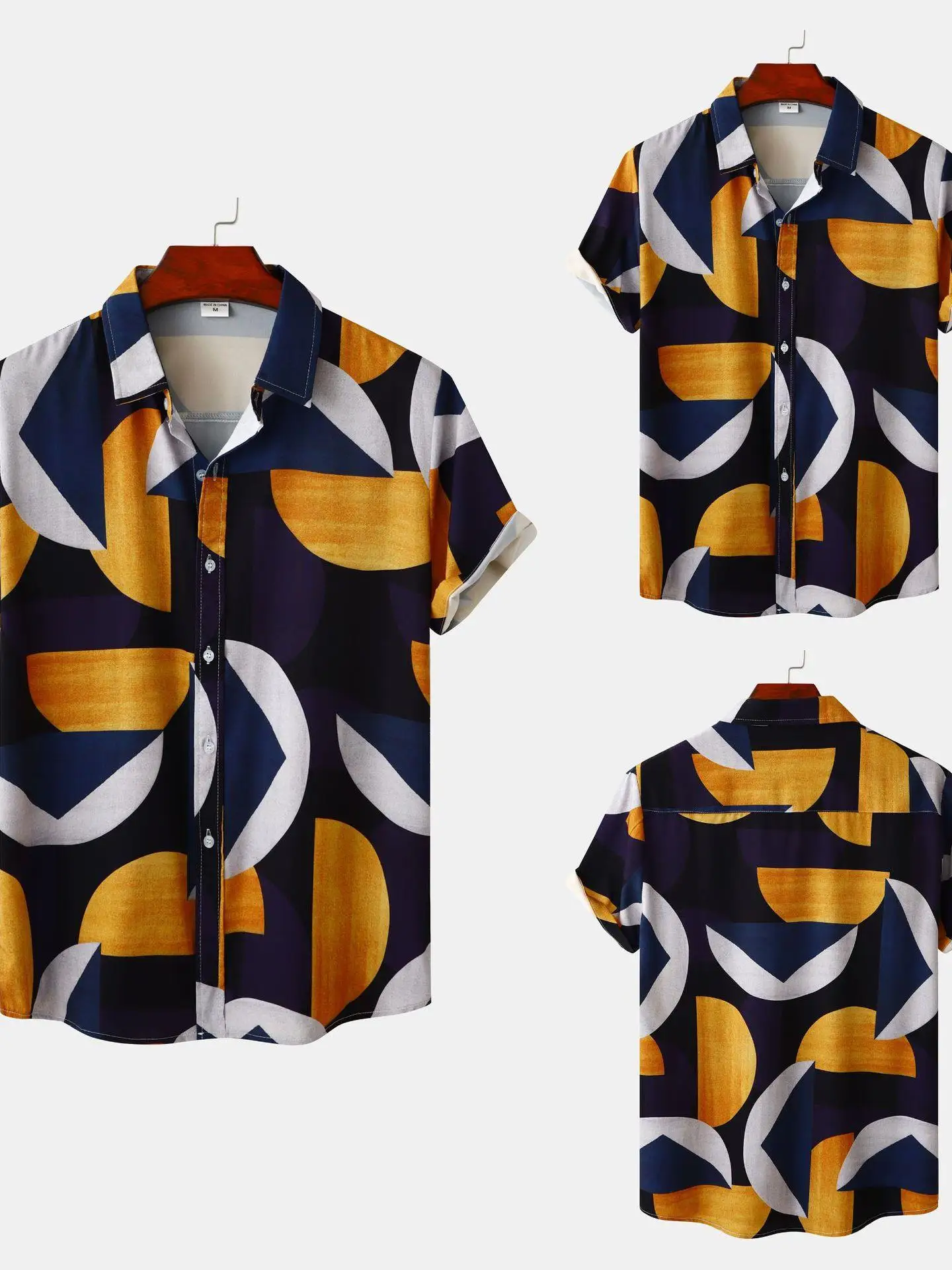 

Summer Loose Floral Oversized Short Sleeved Shirt