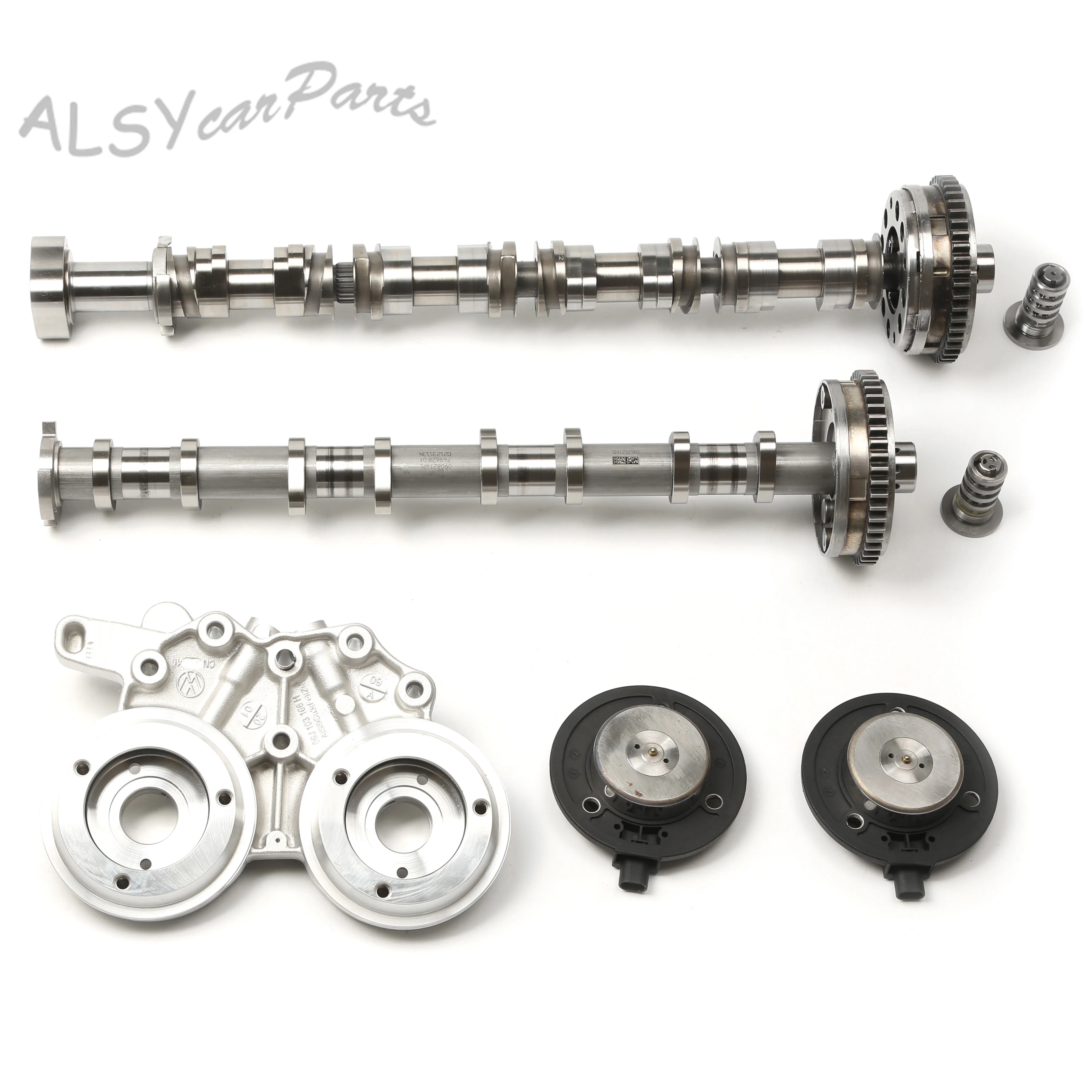 

Camshafts+Control Valve+Magnet and Bearing Kit 06K109022R 06L109021H For VW Beetle Polo Classic Tiguan Audi A4 Q5 Skoda Superb