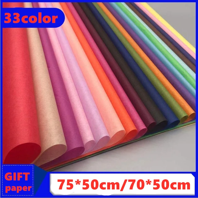 10pcs Tissue Paper 75*50cm Craft Paper Floral Wrapping Paper Gift Packing  Paper Home Decoration Festive Party Supply - Craft Paper - AliExpress