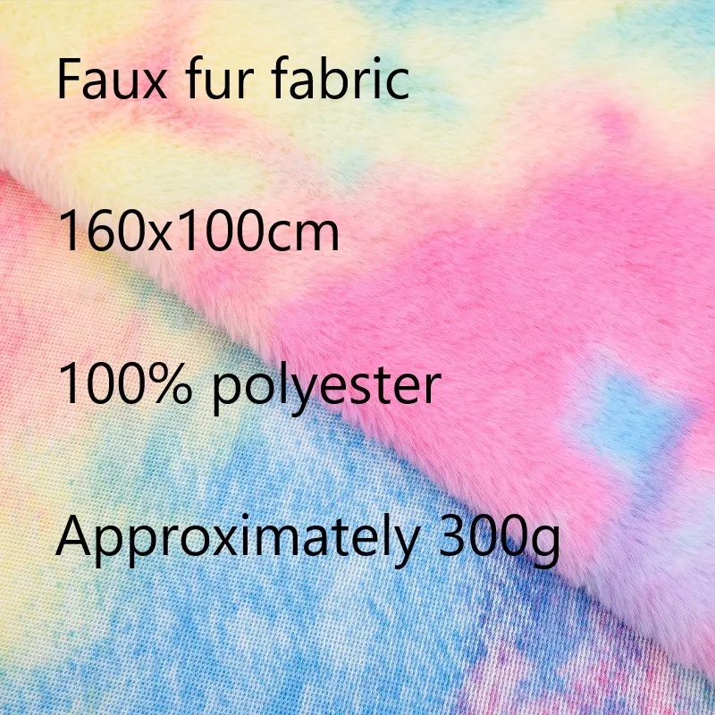 

Sewbato 160x100cm Antibacterial Soft Plush Fabric Texture Clear Faux Fur Fabric DIY Handmade Doll/clothing/sofa Minky Fabric