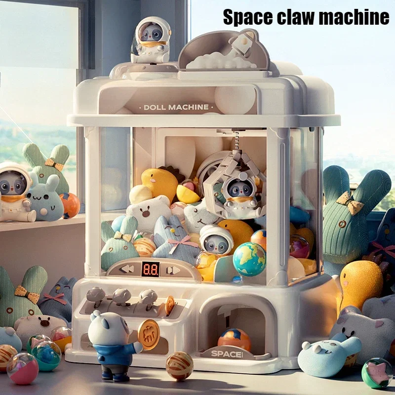 Children's Toys Claw Machine Household Coin Operated Gaming Machine Mini Toy Toy Twisting Machine Girl and Man's Birthday Gift 2