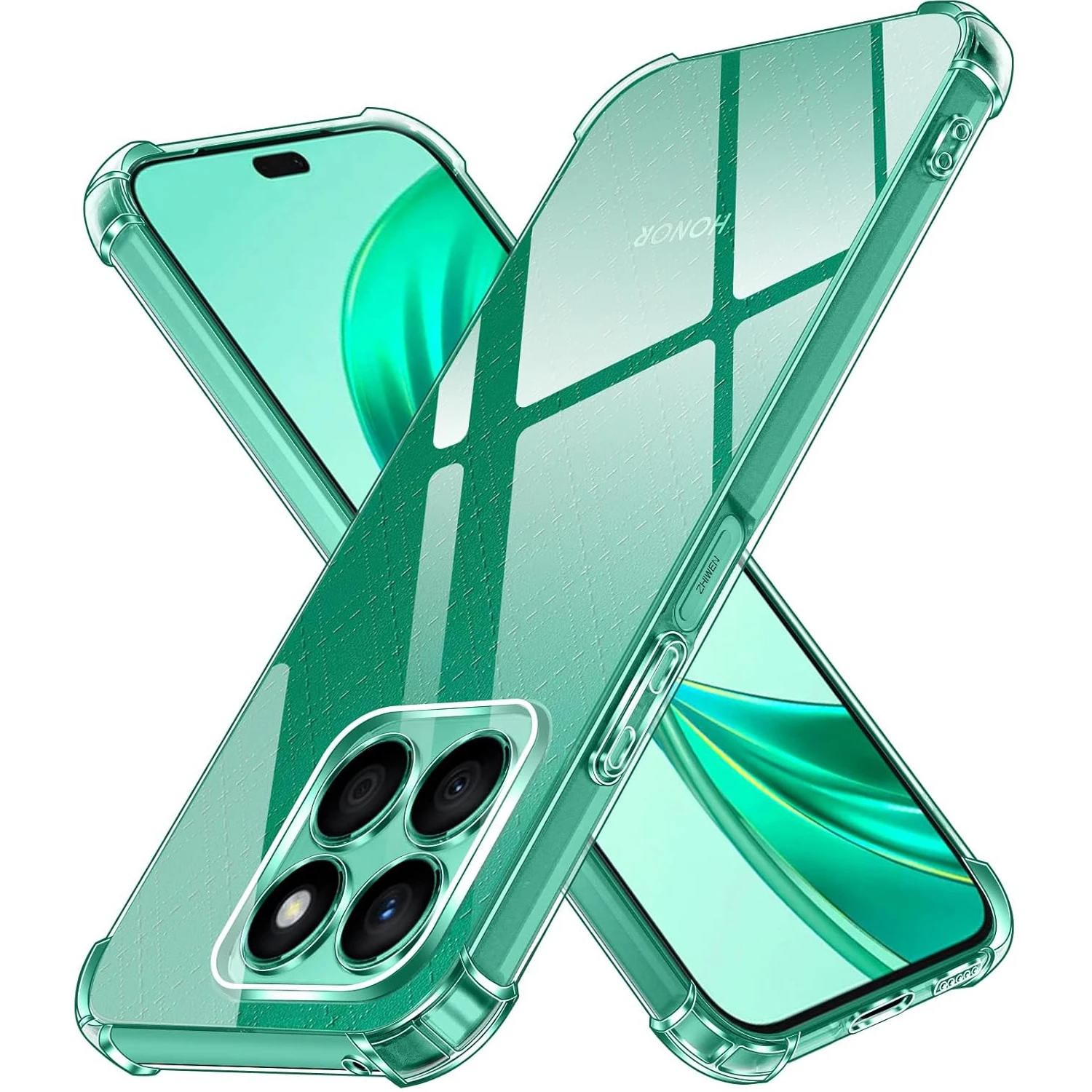 Shockproof Transparent TPU Protective Case - Four-Corners Design