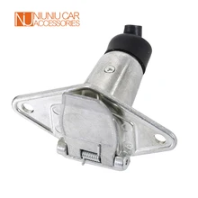 

7 Pin Small Round Female Metal Trailer Socket Connector RV Camper Caravan Parts Accessories