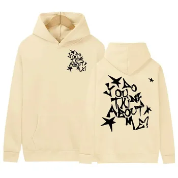 سترة بغطاء للرأس مطبوعة عالية الجودة على الموضة لعام 2025، سترة متعددة الاستخدامات للجنسين، ملابس رياضية فضفاضة مريحة على طراز الهيب هوب 6