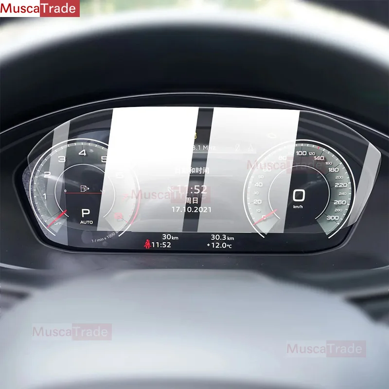 

Центральная консоль для салона автомобиля Audi A5 2021-2023, защита экрана, закаленная стеклянная пленка, ЖК-экран с защитой от царапин, фотопленка с защитой от синего света