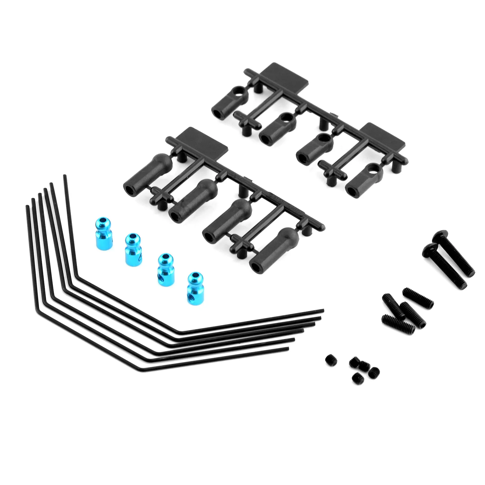 Anteriore Posteriore Anti-Roll Bar Sway Bar Kit Stabilizzatore Set 3 Cablaggi 54514 Per Tamiya Xv01 Xv01T Pro Ff04 Evo 1/10 Rc Car Upgrade