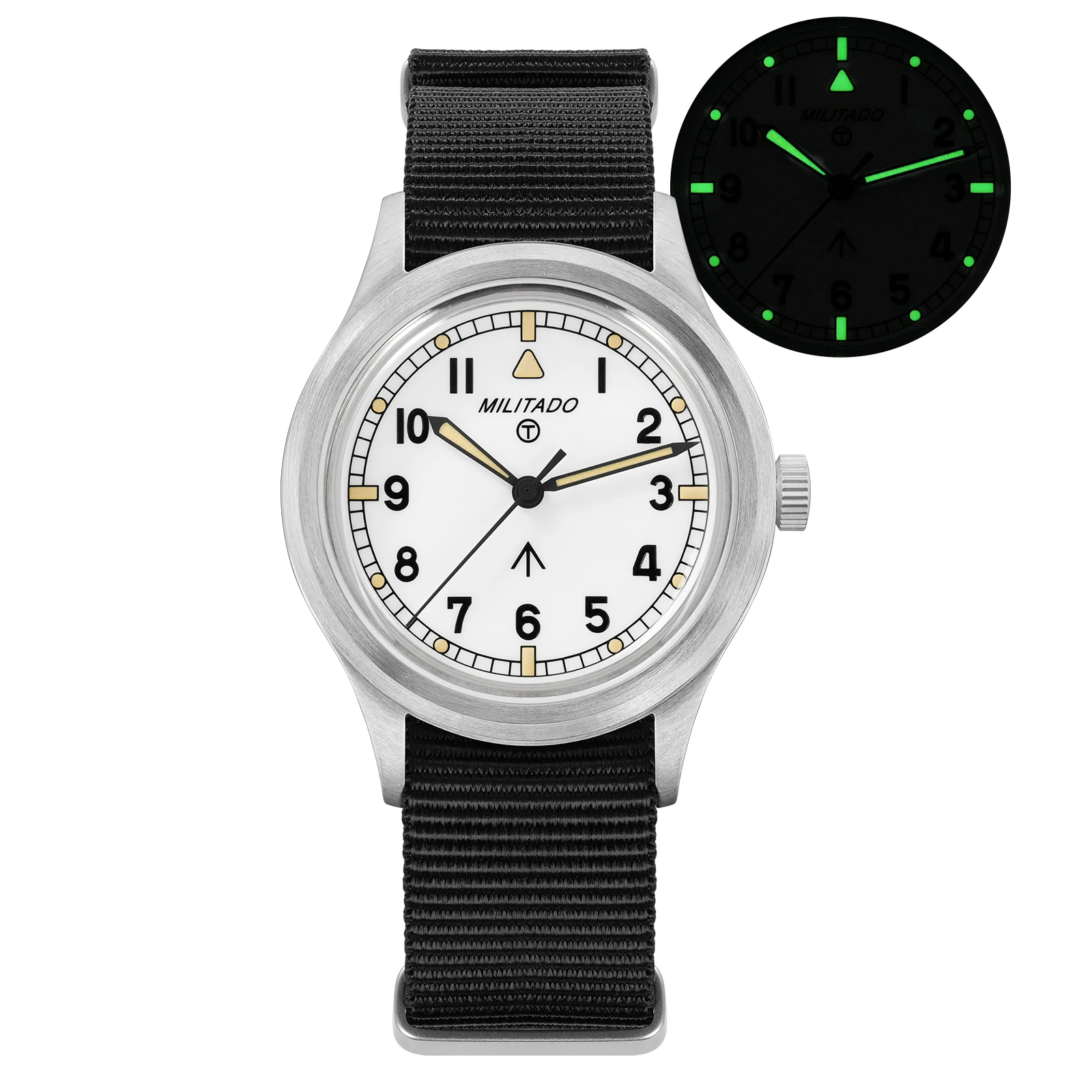 Militado ML22 Limited Edition Quartz Watch Miyota 2035 Movement K1 Glass Vintage