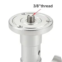 Meking Baby Ball Head Adapter (5/8" Stud to 3/8" Thread),C Stand Camera Mount Ad