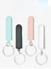 Macaroon Series Color Nail Clippers Ultra-thin Folding Portable Carbon Steel with Keychain Small Nail Clipper with Nail File 5