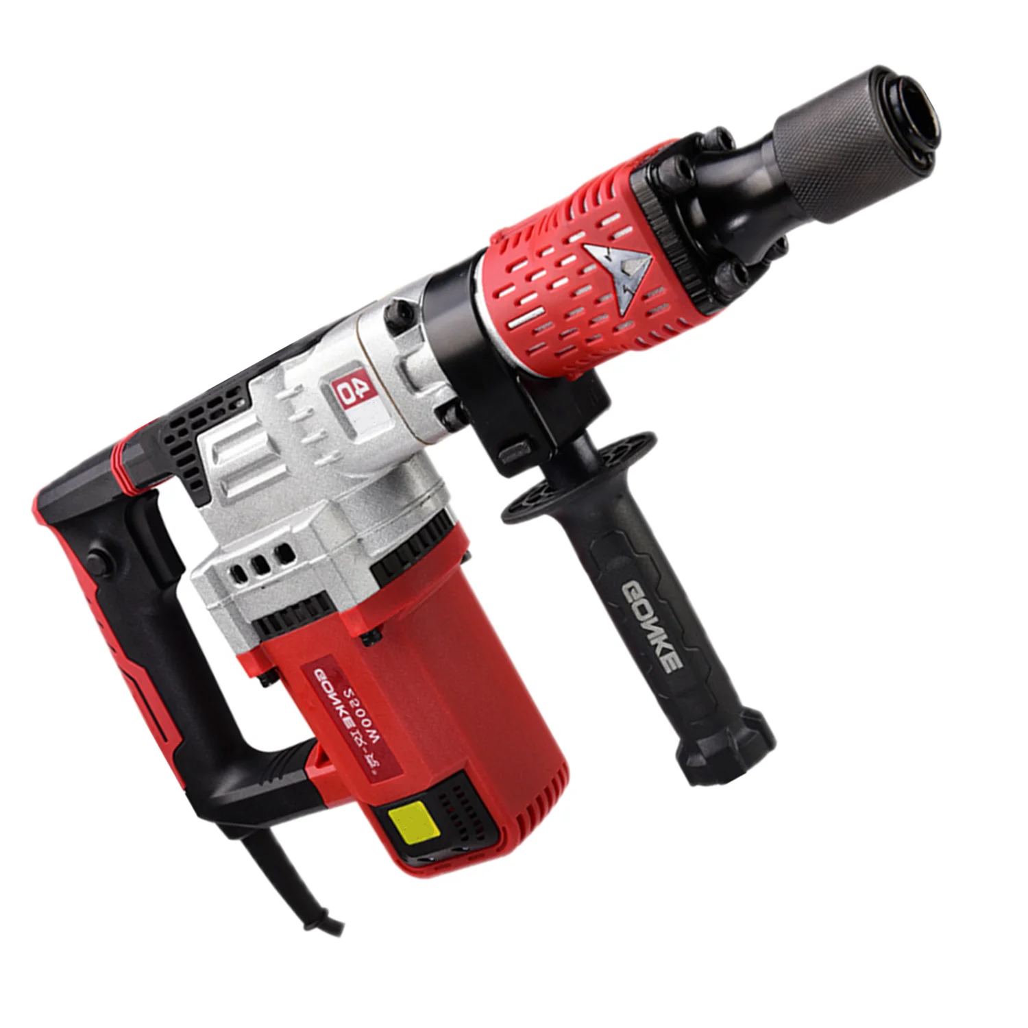 

High Speed Portable Electric Demolition Hammer Drill Concrete Breaker Jack Hammer Demolition Drills with Flat Chisel Bull Point