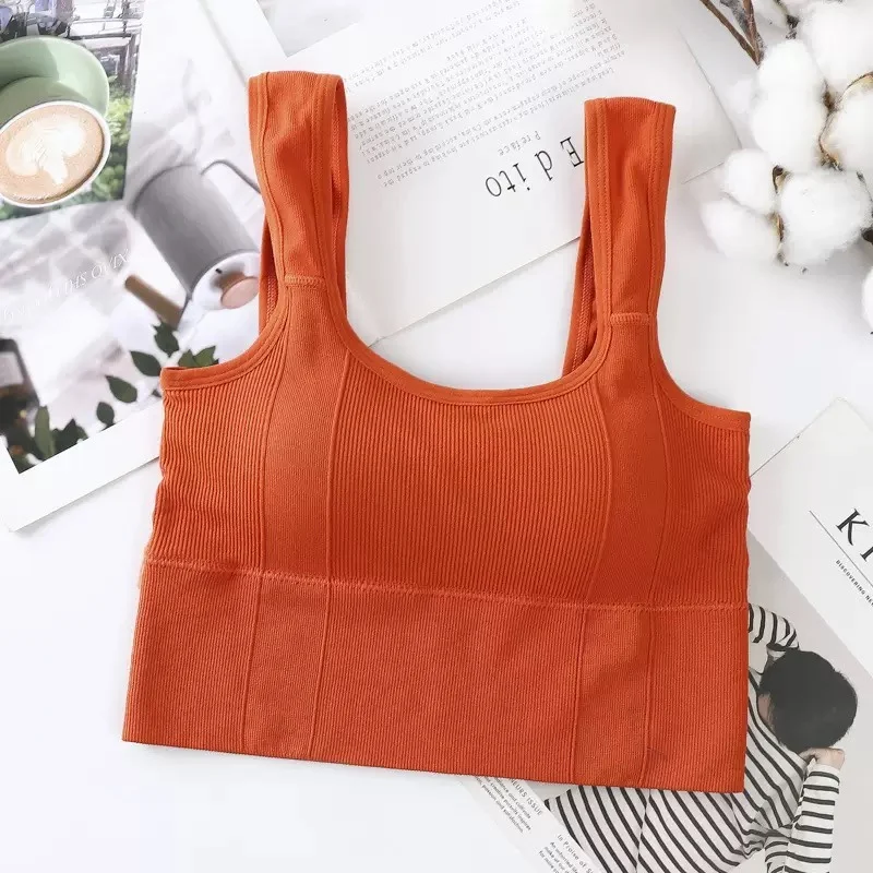 1/2/4Pcs Sports Bra Anti-Sweat Fitness Top Women Seamless Yoga Bra Shockproof Crop Top Push Up Sport Bra Gym Workout Top 2