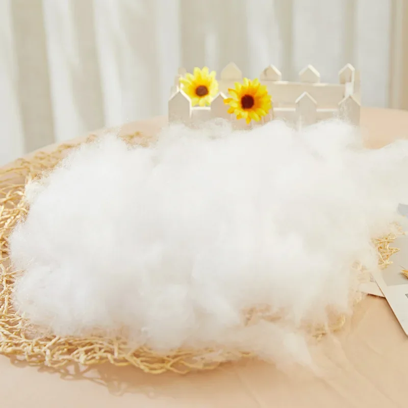 500g/1000g Cotton Pillow Filling Down PP Cotton Doll Toys, Stuffed Clothes, Polyester DIY Handmade Material, High Elastic Materi