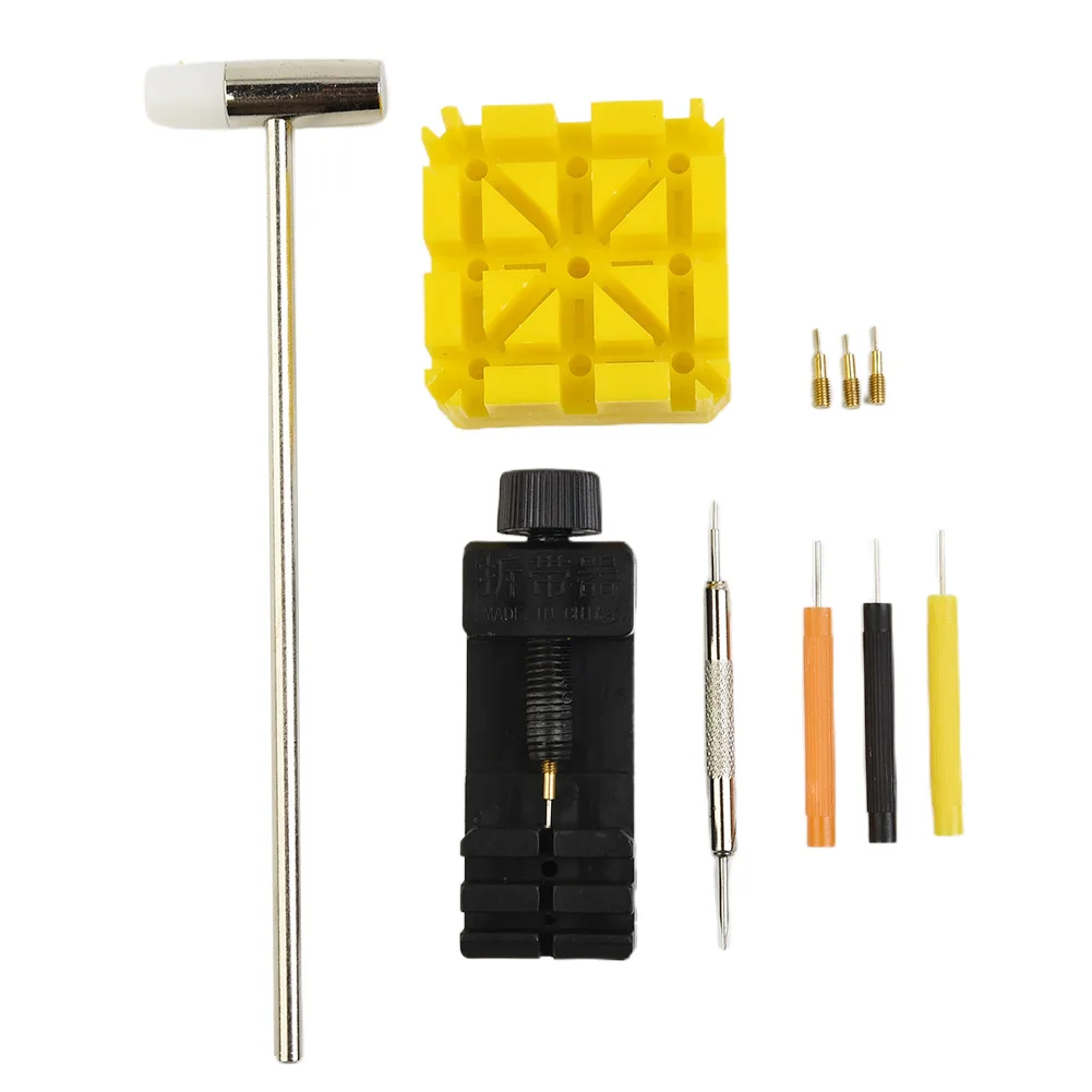

Brand New Watch Repair Tool Professional Remover Slit Strap 11pcs/set ABS Plastic Accessories Adjuster Tool Bracelet Chain Pin