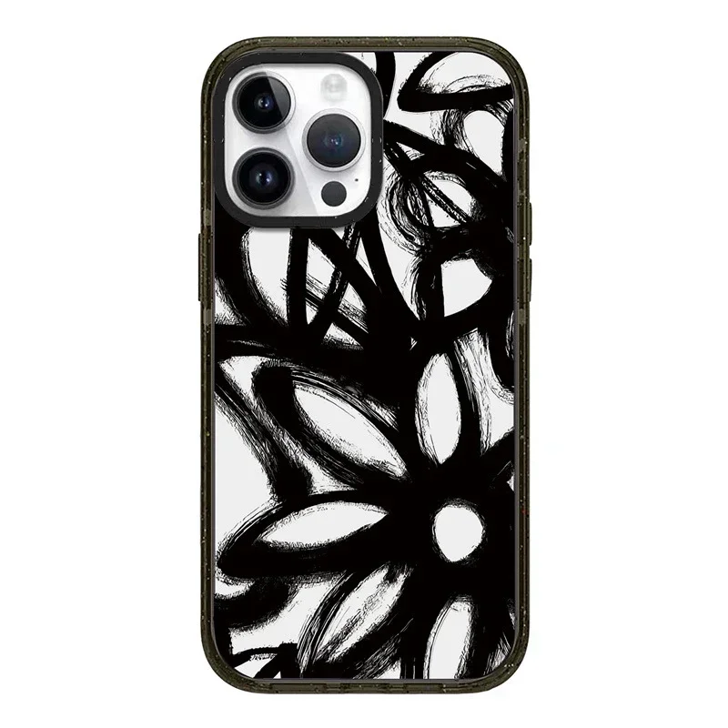 

Acrylic Graffiti Flower Phone Case Cover for IPhone 11 12 13 14 15 Pro Max Case for IPhone 14 Pro Max