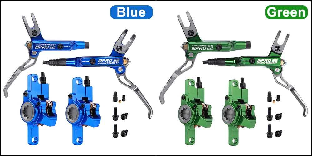 Bicycle Hydraulic Disc Brake 2 Piston MTB Brake Caliper IIIPRO E2 Mountain Bike Brake Oil Pressure 800/1550mm Front Rear Brake