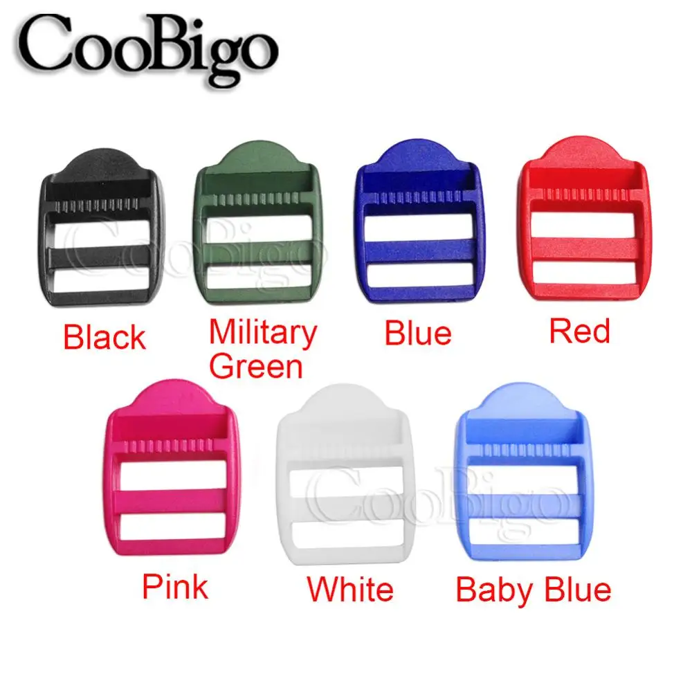 QUARKZMAN Schiebeverstellbare Schnallen 8 Stück - Zinklegierung Tri-Glide Für Taschen & Rucksäcke