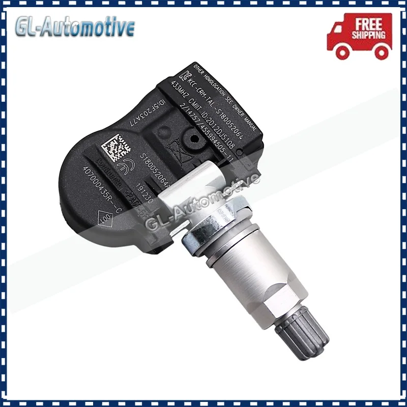  ÷ 󱸳 ô ް  407003743R 407001859R  Ÿ̾ з  433HMz TPMS 407000435R, 4 ǽ