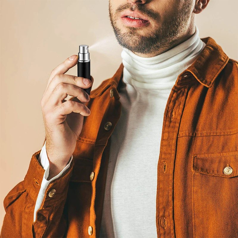 Travel Refillable Perfume Spray Bottle Atomizer 20-100Pcs 5/10ml Aluminum Portable Empty Fragrance Atomizer perfume bottle,perfume atomizer,refillable bottles,perfume spray bottle