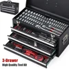for 438-Piece Mechanics Tool Set with 3-Drawer Heavy Duty Metal Box Repair Tool Kit 5