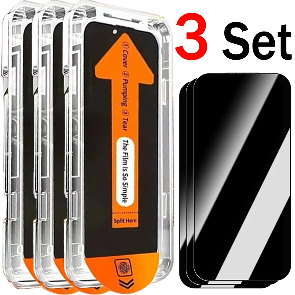 HD Clear Tempered Glass Screen Protector - 1-3 Pack, Easy Install, Dust-Free Cover