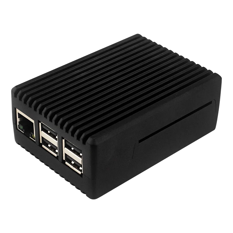 라즈베리 파이 3 알루미늄 케이스 패시브 쿨링 아머 메탈 쉘 (라즈베리 파이 3 모델 B+ 3B용, 써멀 패드 및 히트 싱크 포함)