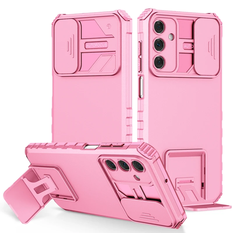 Durable Shockproof Armor Back Cover with Stand Holder and Bracket