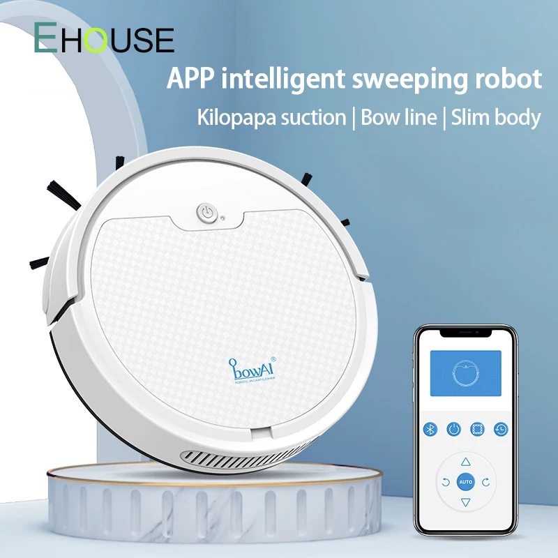 

Upgrade Smart Robot Vacuum Cleaner App Remote Control Wireless Sweeping Vacuum Cleaner with Anti-drop Sensor Home Appliances