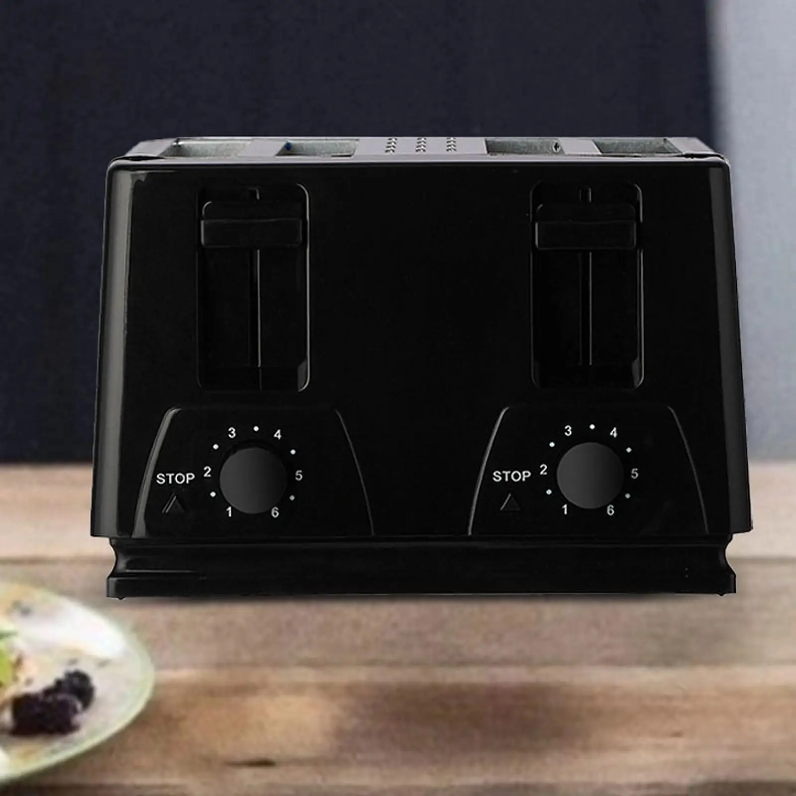 Electric Toaster 4 Slices Adjustable Automatic Breakfast Machine for Waffles 5