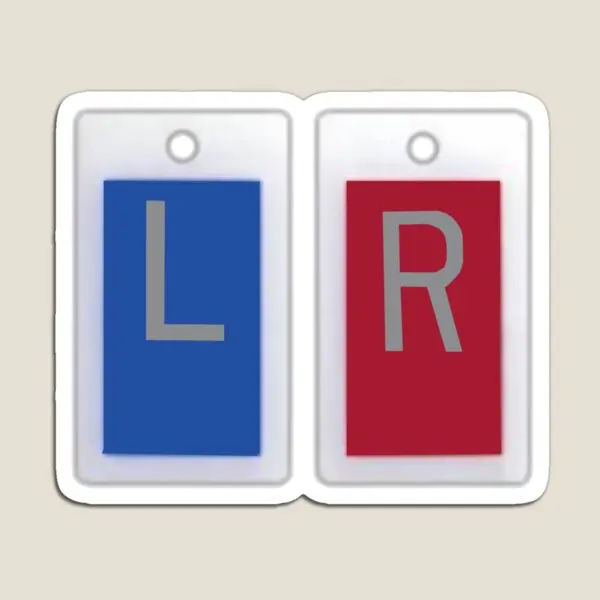 Esquerda e direita x ray marcadores ímã brinquedo adesivos engraçado para geladeira organizador decoração de casa titular colorido crianças