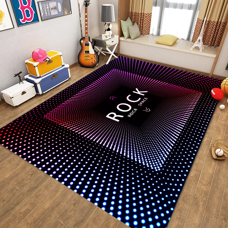 Electronic Drum Carpet Children's Carpet Living Room Coffee Table Mat Bedroom Shelf Drum Door Mat Home Non-slip floor mat decorative carpet non slip carpet kids carpet