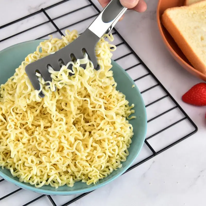 Silicone Spaghetti Tongs Non-Slip Stainless Steel Pasta Clip For Kitchen Cooking BBQ Tools Accessories kitchen tools