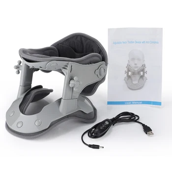 Trazione cervicale del collo Riscaldamento regolabile Supporto cervicale Correzione della postura Collare Barella Divaricatore del collo per bambini Adulti