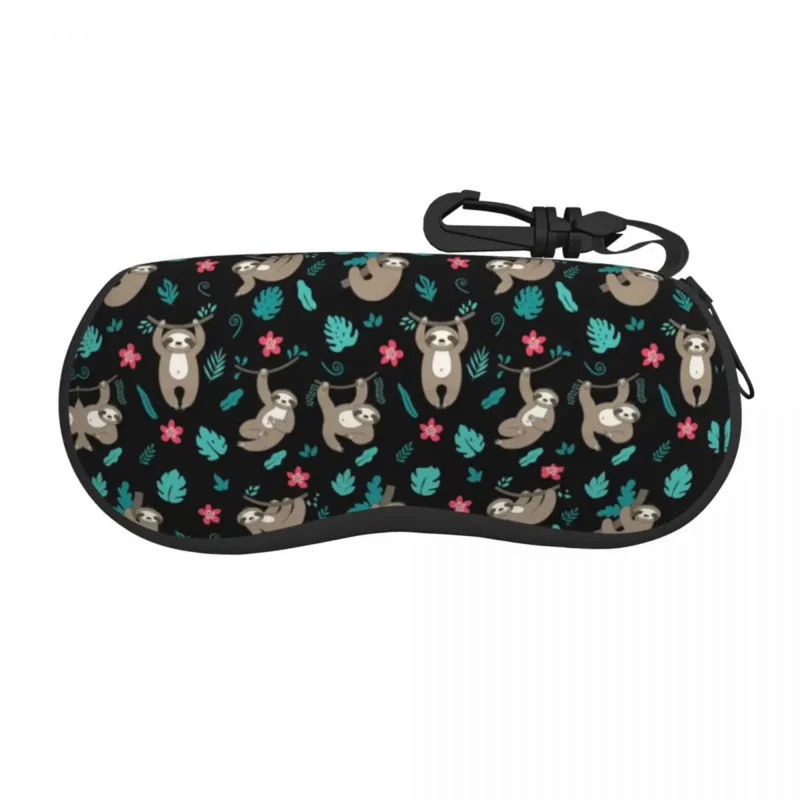 

Custom Cute Sloth Pattern Glasses Case Portable Kawaii Lazy Animal Shell Eyeglasses Case Sunglasses Box