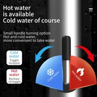 3000W 220V électrique cuisine chauffe-eau robinet instantané chaud en acier inoxydable robinet d'eau chauffage froid robinet 2
