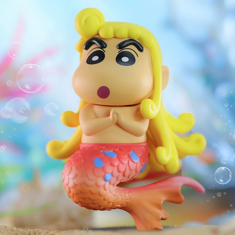 

Crayon Shin-chan, Сказочная серия, искусственная аниме-фигурка, игрушечное украшение, модель, загадочная коробка, экшн-фигурки, подарок