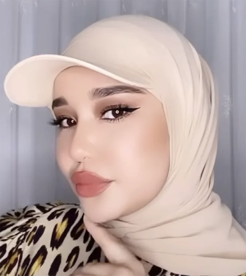 Topi Baseball Topi Hijab Syal Instan 