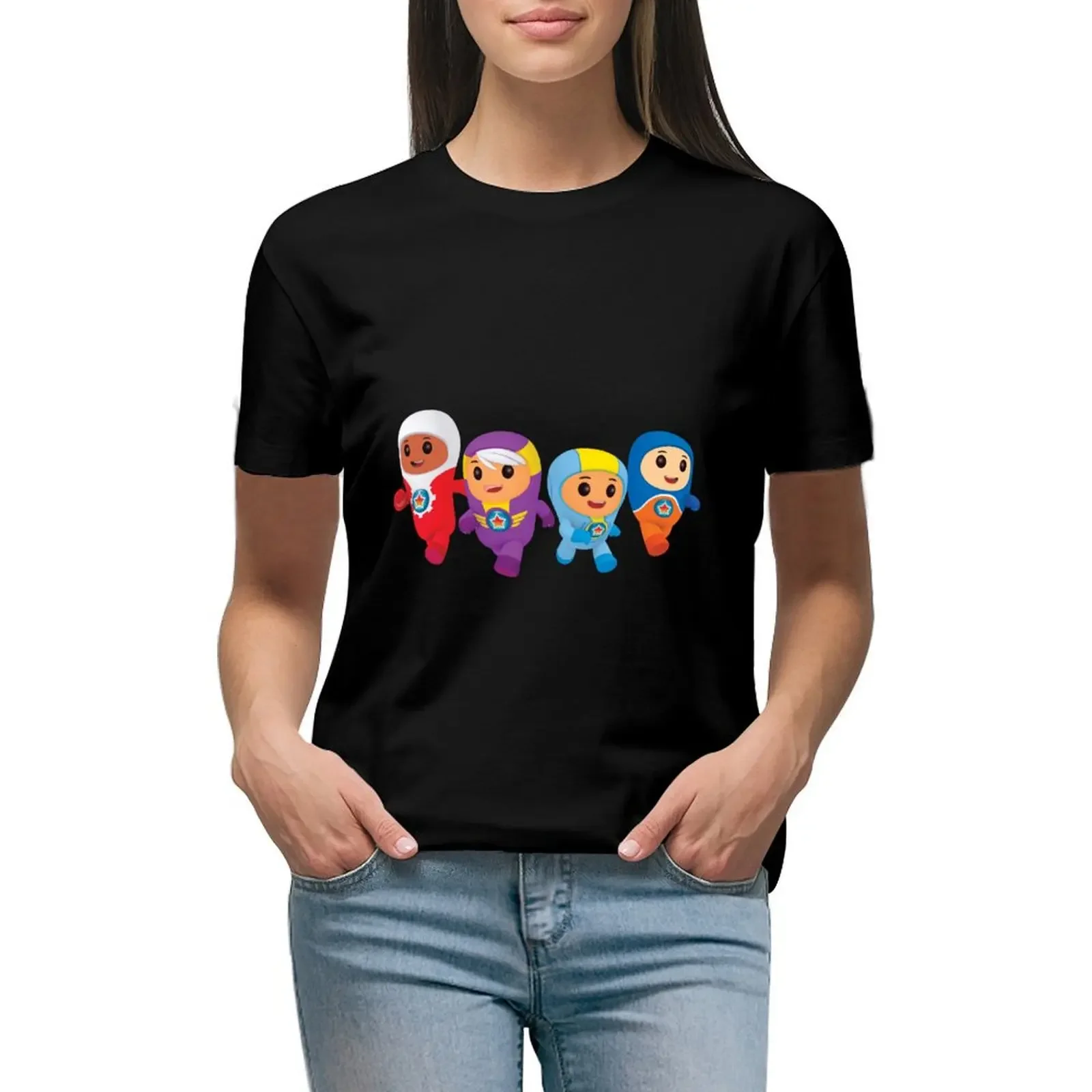 Go Jetters T-Shirt Tees Summer Top Magliette Occidentali Per Le Donne