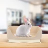 Rabbit Potty Box with Drawer Large Corner Litter Pan Pet Toilet Tray for Hamster Guinea Pig Ferret Bunny Reptile Small Animal 2